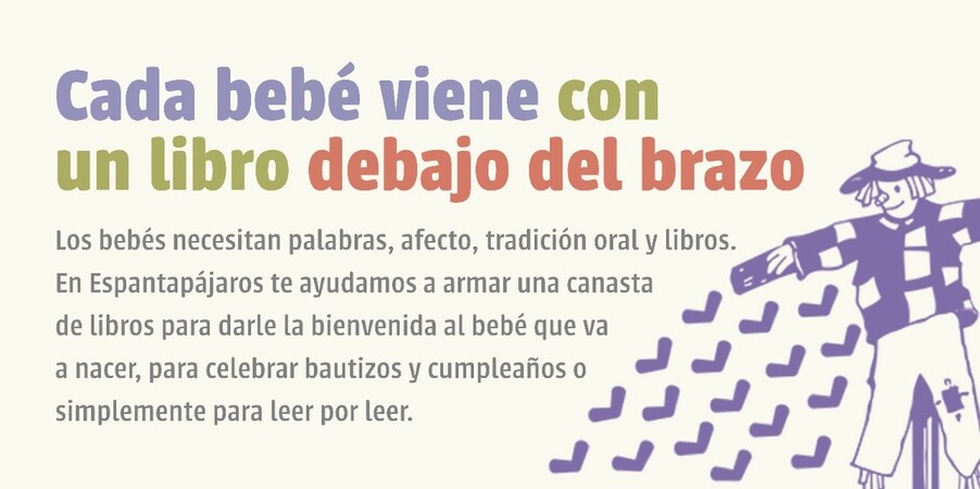 Cada bebé viene con un libro debajo del brazo